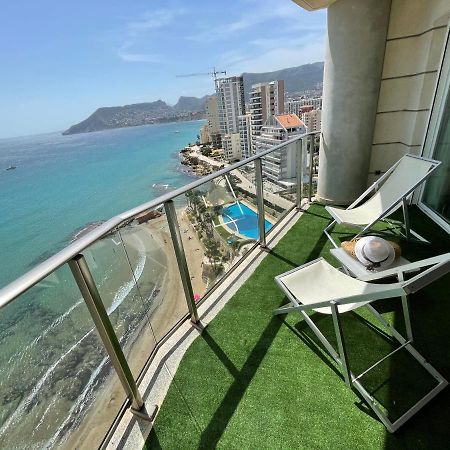Clp- Primera Linea Vistas Piscina Y Parking Кальпе Экстерьер фото