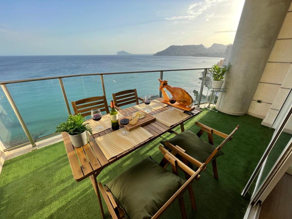 Clp- Primera Linea Vistas Piscina Y Parking Кальпе Экстерьер фото